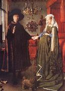 Jan Van Eyck Giovanni Aronolfini und seine Braut Giovanna Cenami France oil painting artist